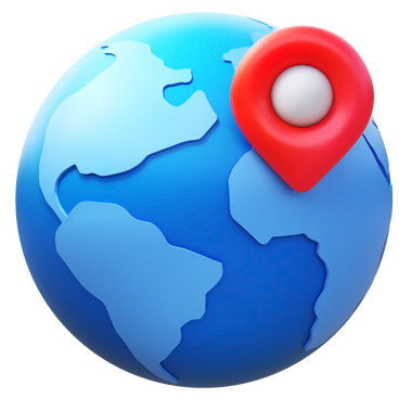 globe location PNG, SVG