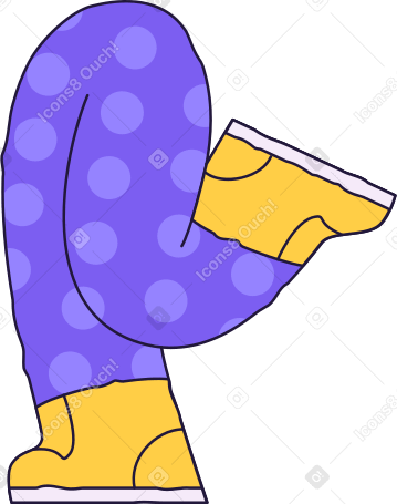 child legs Illustration in PNG, SVG