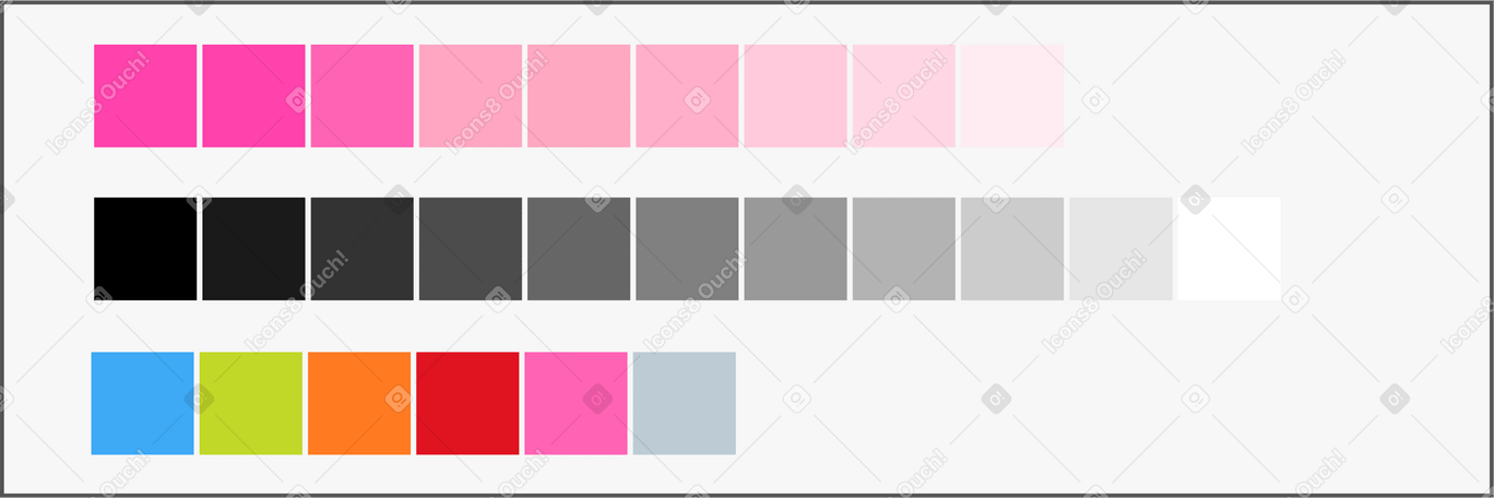 Paleta digital PNG, SVG