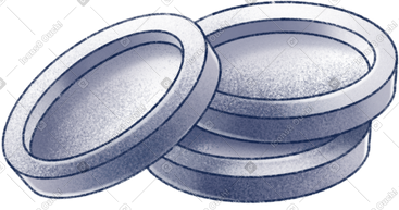 Stack of coins PNG, SVG