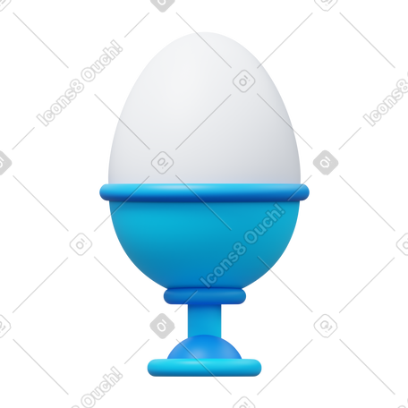 3D egg stand PNG, SVG