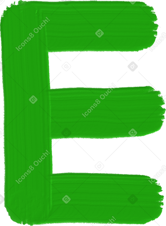 green letter e PNG, SVG