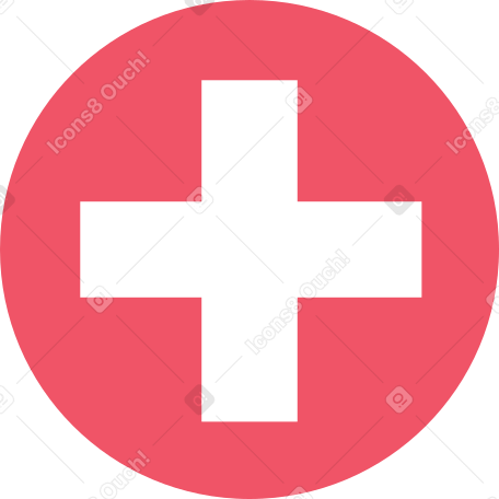 segno della croce rossa PNG, SVG