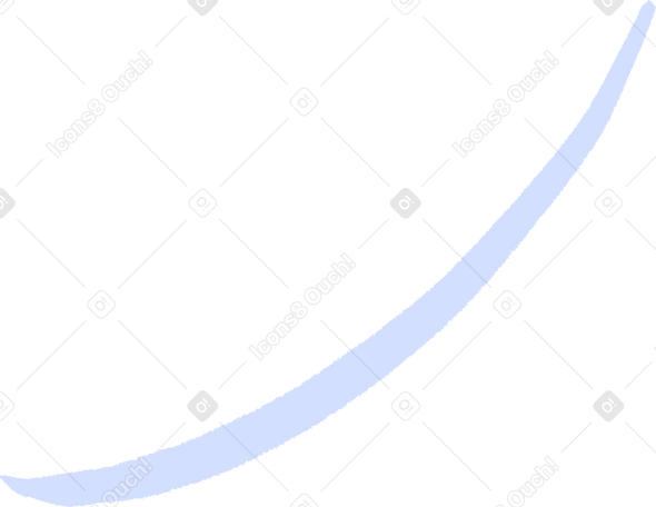 white curved line Illustration in PNG, SVG