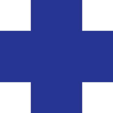 Croix bleu foncé PNG, SVG