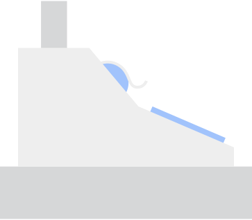 Кассовый аппарат вид сбоку в PNG, SVG