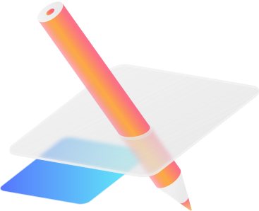 pencil with rectangles PNG, SVG