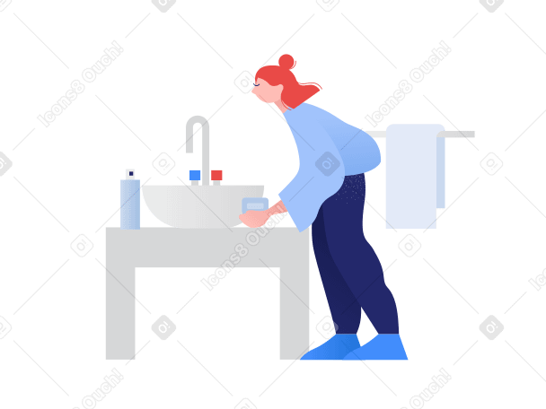Wash your hands Illustration in PNG, SVG