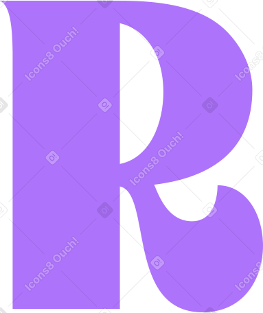 편지 r PNG, SVG