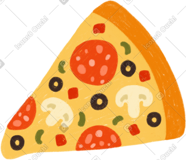 Pizza slice PNG, SVG