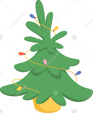 pequena árvore de natal PNG, SVG