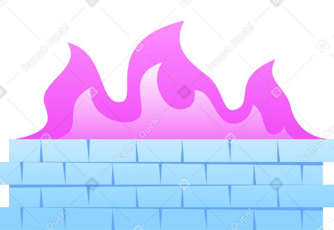 firewall Illustration in PNG, SVG
