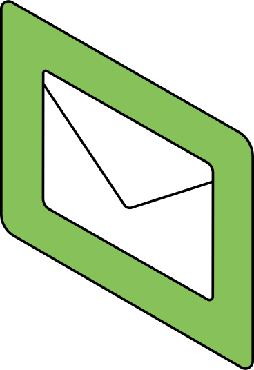 frame with envelope PNG, SVG