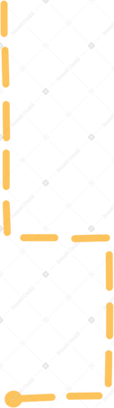 yellow dotted line PNG, SVG