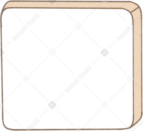 white and beige cube PNG、SVG