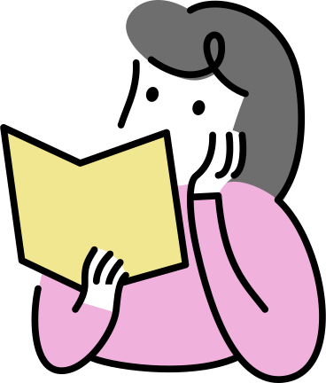 Femme avec un livre PNG, SVG
