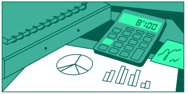 frame with calculator PNG, SVG