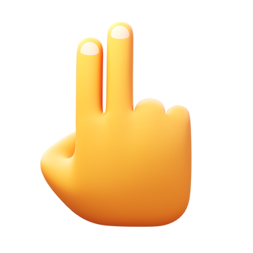 two fingers PNG, SVG