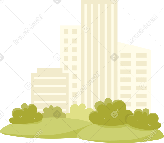 background city Illustration in PNG, SVG