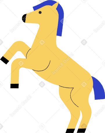 horse Illustration in PNG, SVG