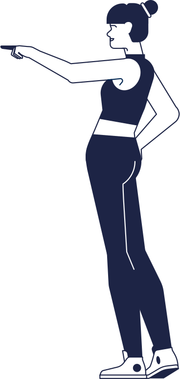 fitness girl PNG, SVG