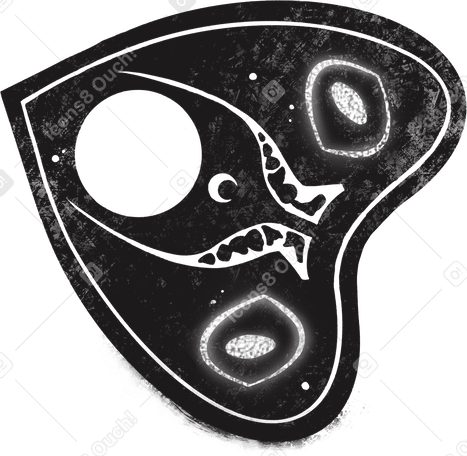 ouija planchette PNG, SVG