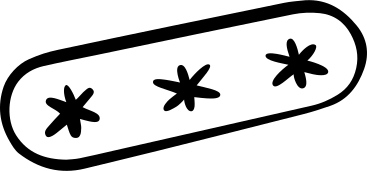 Champ de mot de passe avec des astérisques PNG, SVG