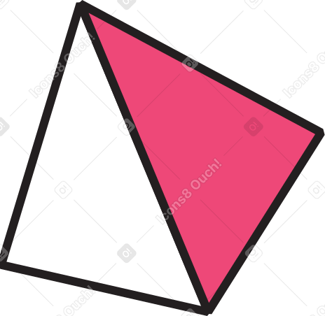 Тетраэдр в PNG, SVG