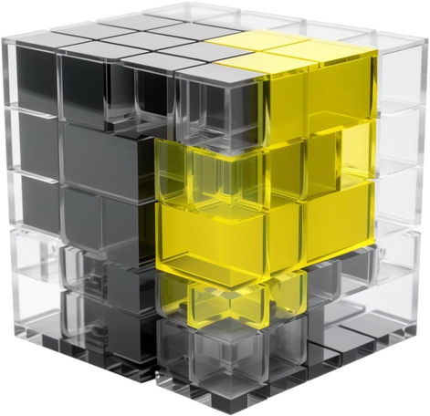 3D Composición de bloques PNG, SVG