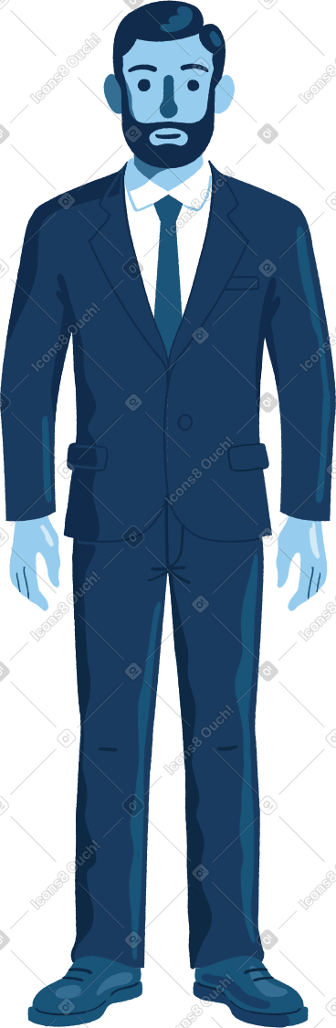 Man in a suit PNG, SVG