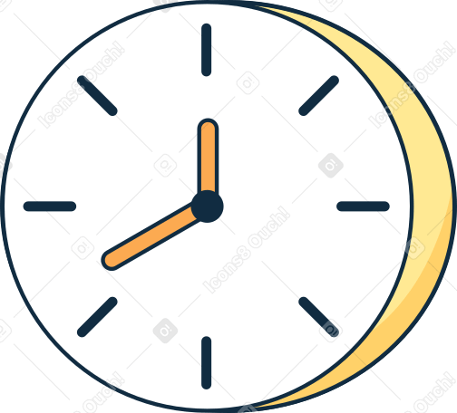настенные часы в PNG, SVG