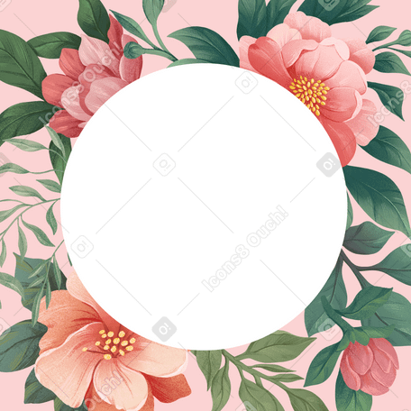 Decorative rose hip with copy space PNG、SVG