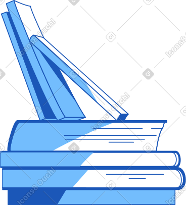 Stack of books PNG, SVG