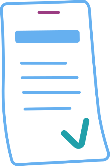 shopping list with check mark PNG, SVG