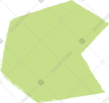 Light green polygon PNG, SVG