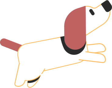little jumping dog PNG, SVG