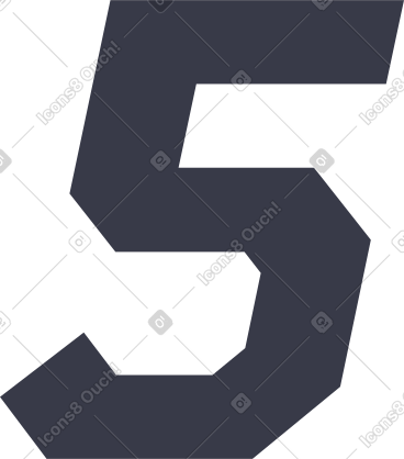 Five PNG, SVG