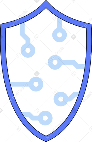 cyber shield PNG, SVG
