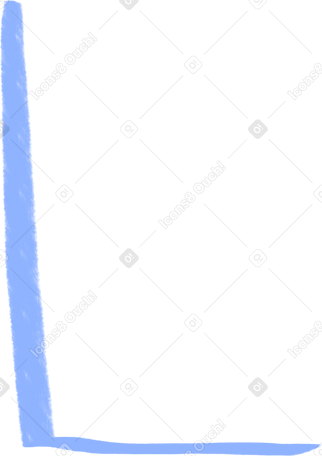 big blue corner PNG, SVG