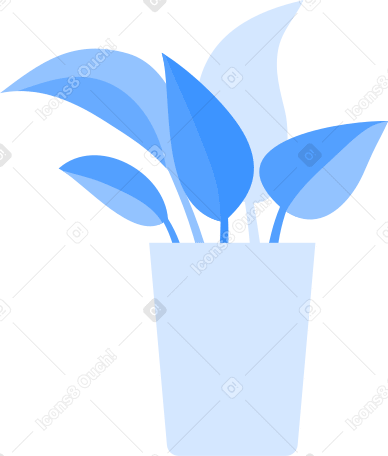 small plant tropic leafs Illustration in PNG, SVG