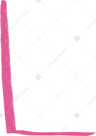 big pink corner Illustration in PNG, SVG