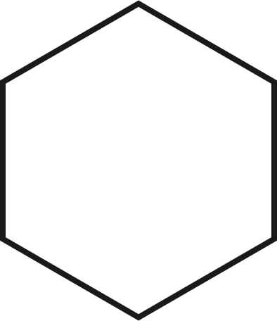hexagon Illustration in PNG, SVG