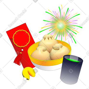 Celebración del año nuevo chino PNG, SVG