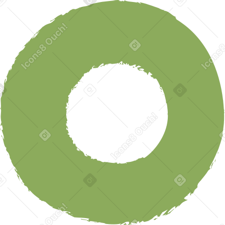 green ring Illustration in PNG, SVG