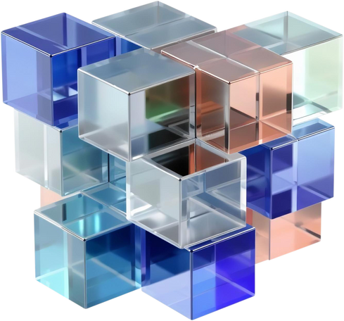 3D Composición de bloques PNG, SVG
