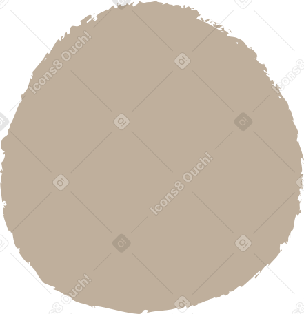 light grey circle Illustration in PNG, SVG
