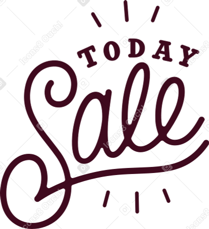 sale today в PNG, SVG