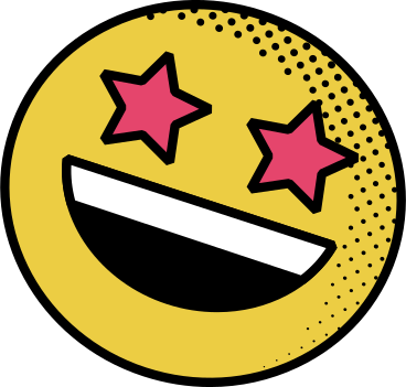 starstruck emoji PNG, SVG