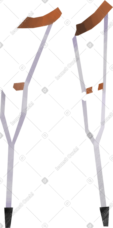 Crutches PNG, SVG