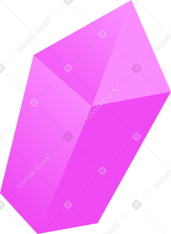 crystal Illustration in PNG, SVG